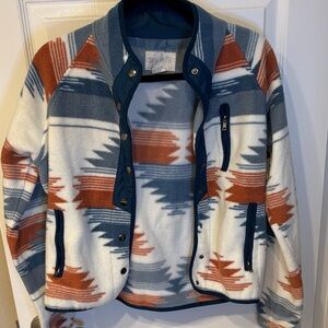 Sky and Sparrow Multicolor Teddy Jacket